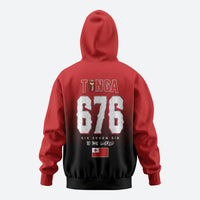 Mate Ma'a Tonga Zip Hoodie Traditional Warrior and Ngatu Art Pattern LT03 - Polynesian Pride