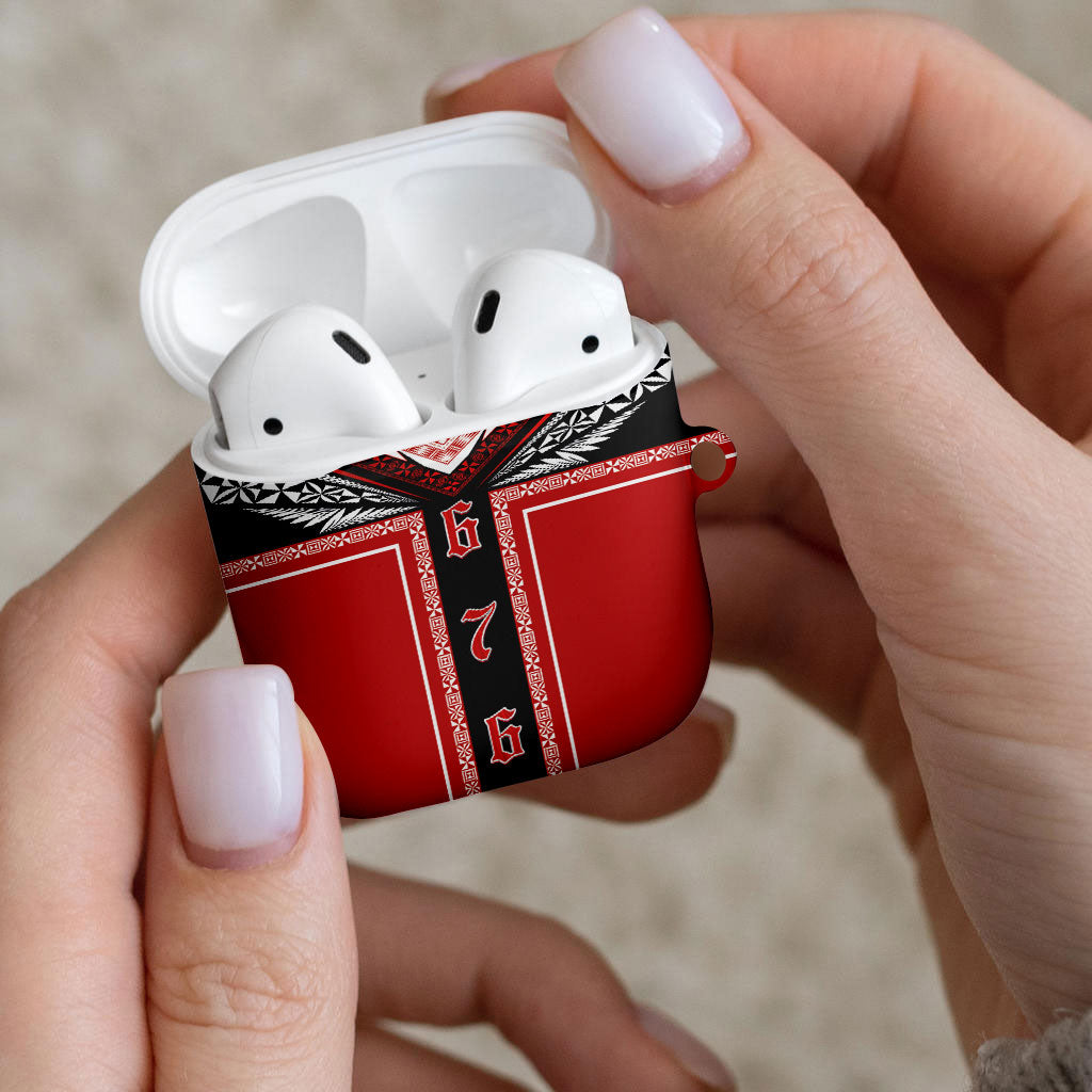 Tonga AirPods Case Tribal Pacific Ngatu Motif LT03 - Polynesian Pride
