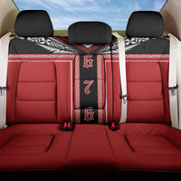 Tonga Back Car Seat Cover Tribal Pacific Ngatu Motif LT03 One Size Red - Polynesian Pride