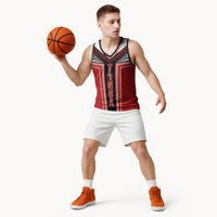 Tonga Basketball Jersey Tribal Pacific Ngatu Motif LT03 - Polynesian Pride