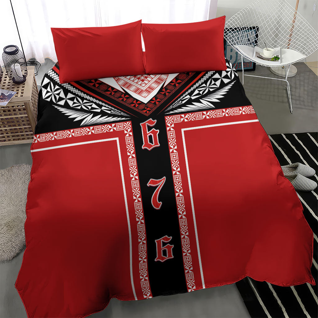 Tonga Bedding Set Tribal Pacific Ngatu Motif LT03 - Polynesian Pride