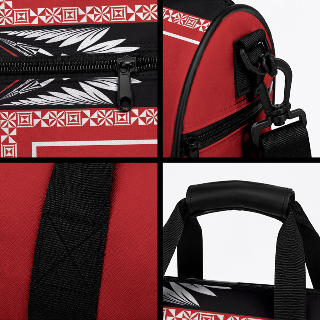 Tonga Duffle Bag Tribal Pacific Ngatu Motif LT03 - Polynesian Pride