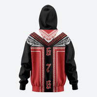Tonga Hoodie Tribal Pacific Ngatu Motif LT03 - Polynesian Pride