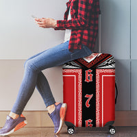 Tonga Luggage Cover Tribal Pacific Ngatu Motif LT03 - Polynesian Pride