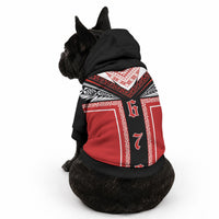 Tonga Pet Hoodie Tribal Pacific Ngatu Motif LT03 - Polynesian Pride