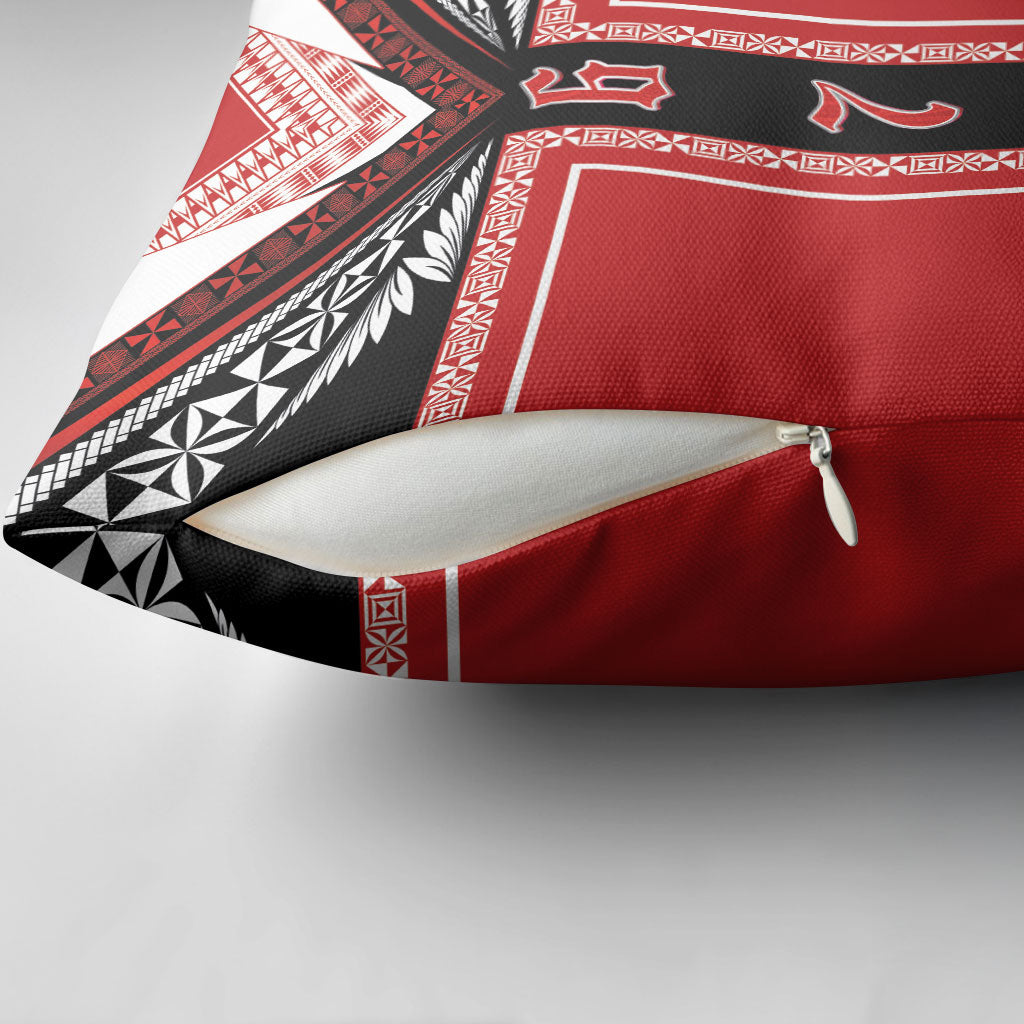 Tonga Pillow Cover Tribal Pacific Ngatu Motif LT03 - Polynesian Pride