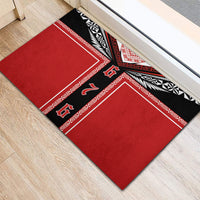 Tonga Rubber Doormat Tribal Pacific Ngatu Motif LT03 - Polynesian Pride