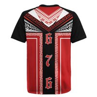 Tonga Rugby Jersey Tribal Pacific Ngatu Motif LT03 - Polynesian Pride
