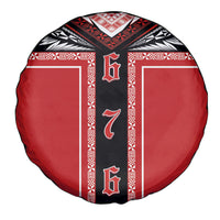 Tonga Spare Tire Cover Tribal Pacific Ngatu Motif LT03 - Polynesian Pride