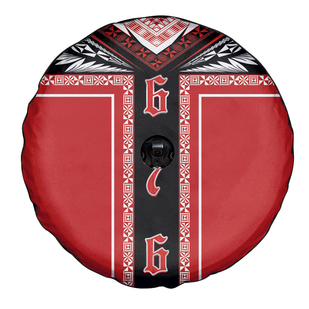 Tonga Spare Tire Cover Tribal Pacific Ngatu Motif LT03 - Polynesian Pride