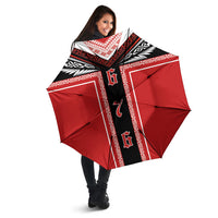 Tonga Umbrella Tribal Pacific Ngatu Motif LT03 - Polynesian Pride