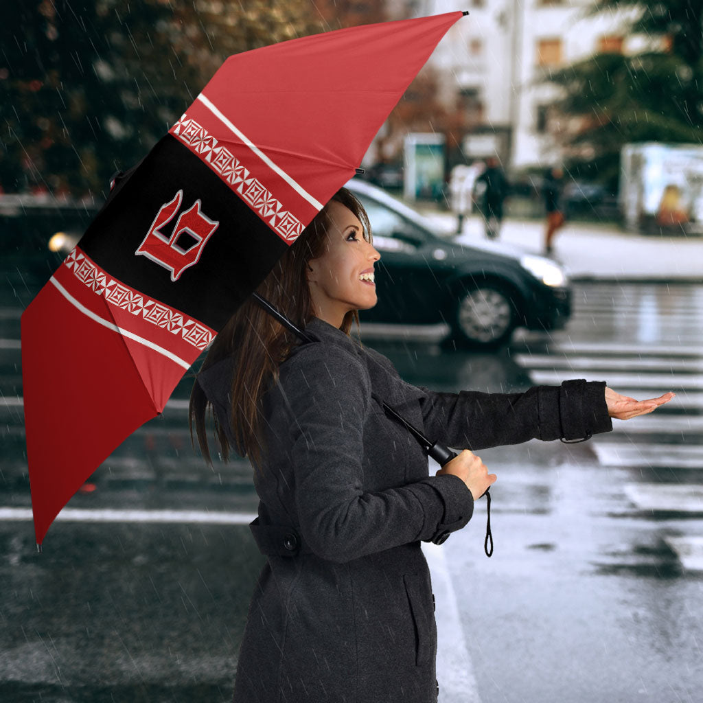 Tonga Umbrella Tribal Pacific Ngatu Motif LT03 - Polynesian Pride