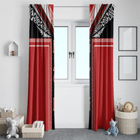 Tonga Window Curtain Tribal Pacific Ngatu Motif LT03 - Polynesian Pride