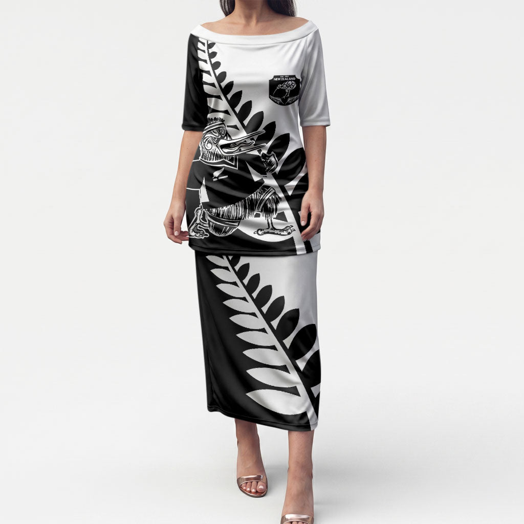 Custom Aotearoa Rugby League Puletasi Kiwi Haka and Fern - Sporty Style