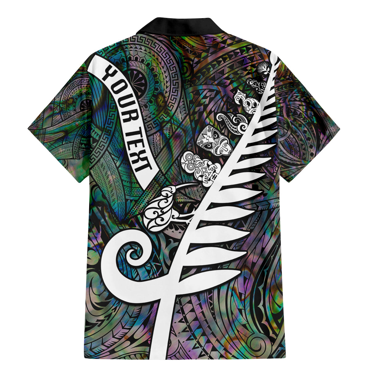 Personalized New Zealand Family Matching Mermaid Dress and Hawaiian Shirt Aotearoa Symbols With Silver Fern LT03 - Polynesian Pride