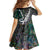 Personalized New Zealand Family Matching Tank Maxi Dress and Hawaiian Shirt Aotearoa Symbols With Silver Fern LT03 - Polynesian Pride