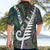 Personalized New Zealand Hawaiian Shirt Aotearoa Symbols With Silver Fern LT03 - Polynesian Pride