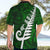 New Zealand Hawaiian Shirt Silver Fern and Maori Symbols Papua Shell Green Style LT03 - Polynesian Pride