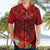 Personalised Hawaii Valentine Day Hawaiian Shirt Couple Love Heart mix Hibiscus and Polynesian Tattoo LT03 - Polynesian Pride