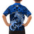 Polynesian Shark Valentine Day Hawaiian Shirt Hibiscus and Tribal Tattoo Blue Style LT03 - Polynesian Pride