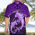 Polynesian Shark Valentine Day Hawaiian Shirt Hibiscus and Tribal Tattoo Purple Style LT03 - Polynesian Pride