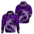 Polynesian Shark Valentine Day Hoodie Hibiscus and Tribal Tattoo Purple Style LT03 - Polynesian Pride