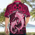 Polynesian Shark Valentine Day Hawaiian Shirt Hibiscus and Tribal Tattoo Pink Style LT03 - Polynesian Pride