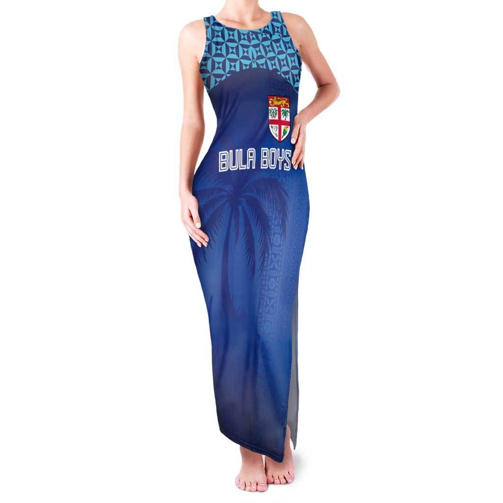 Custom Fiji Football-Towards World Cup 2026 Family Matching Tank Maxi Dress and Hawaiian Shirt