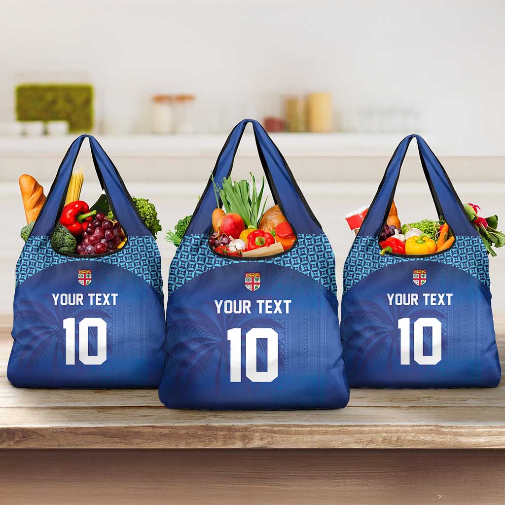 Custom Fiji Football-Towards World Cup 2026 Grocery Bag