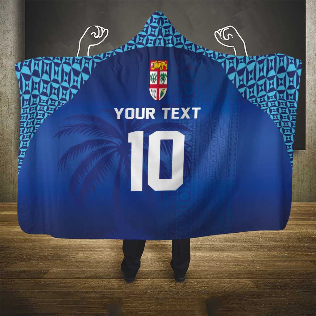 Custom Fiji Football-Towards World Cup 2026 Hooded Blanket