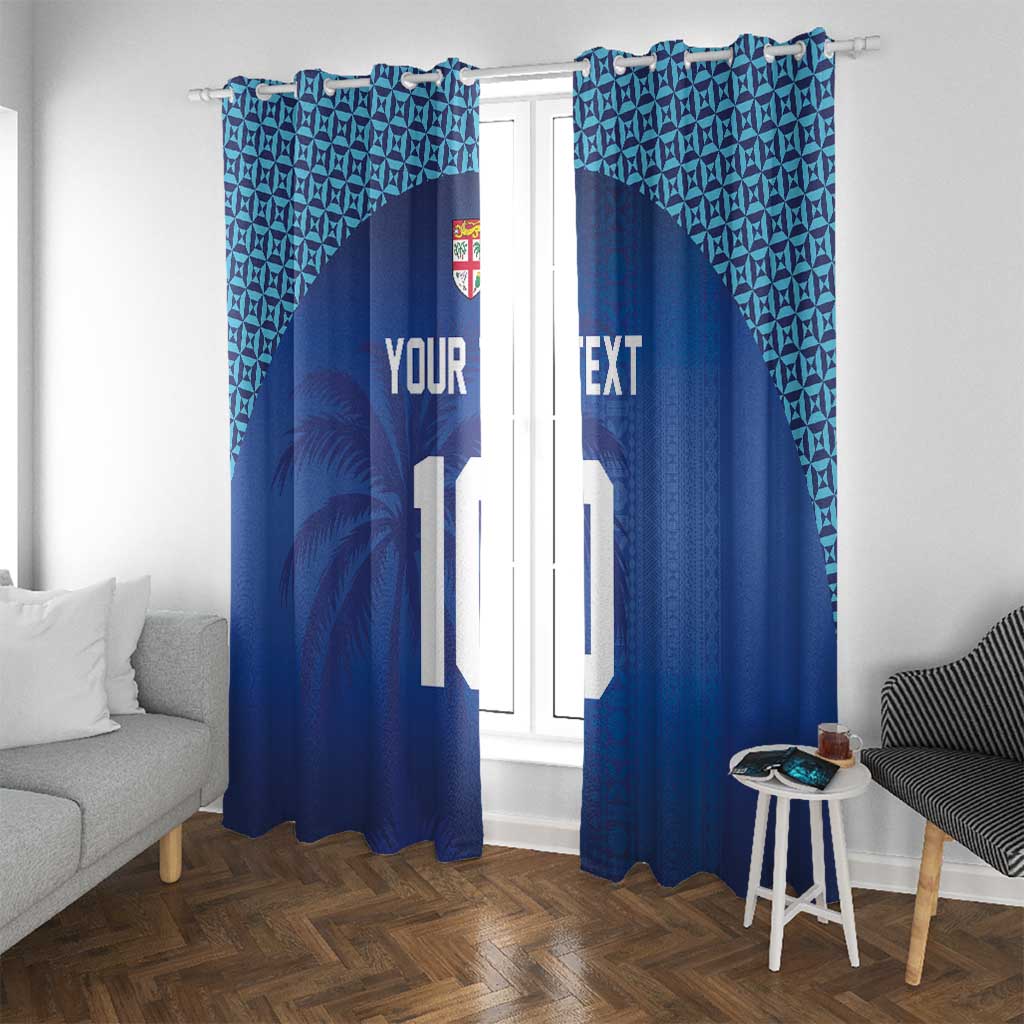 Custom Fiji Football-Towards World Cup 2026 Window Curtain