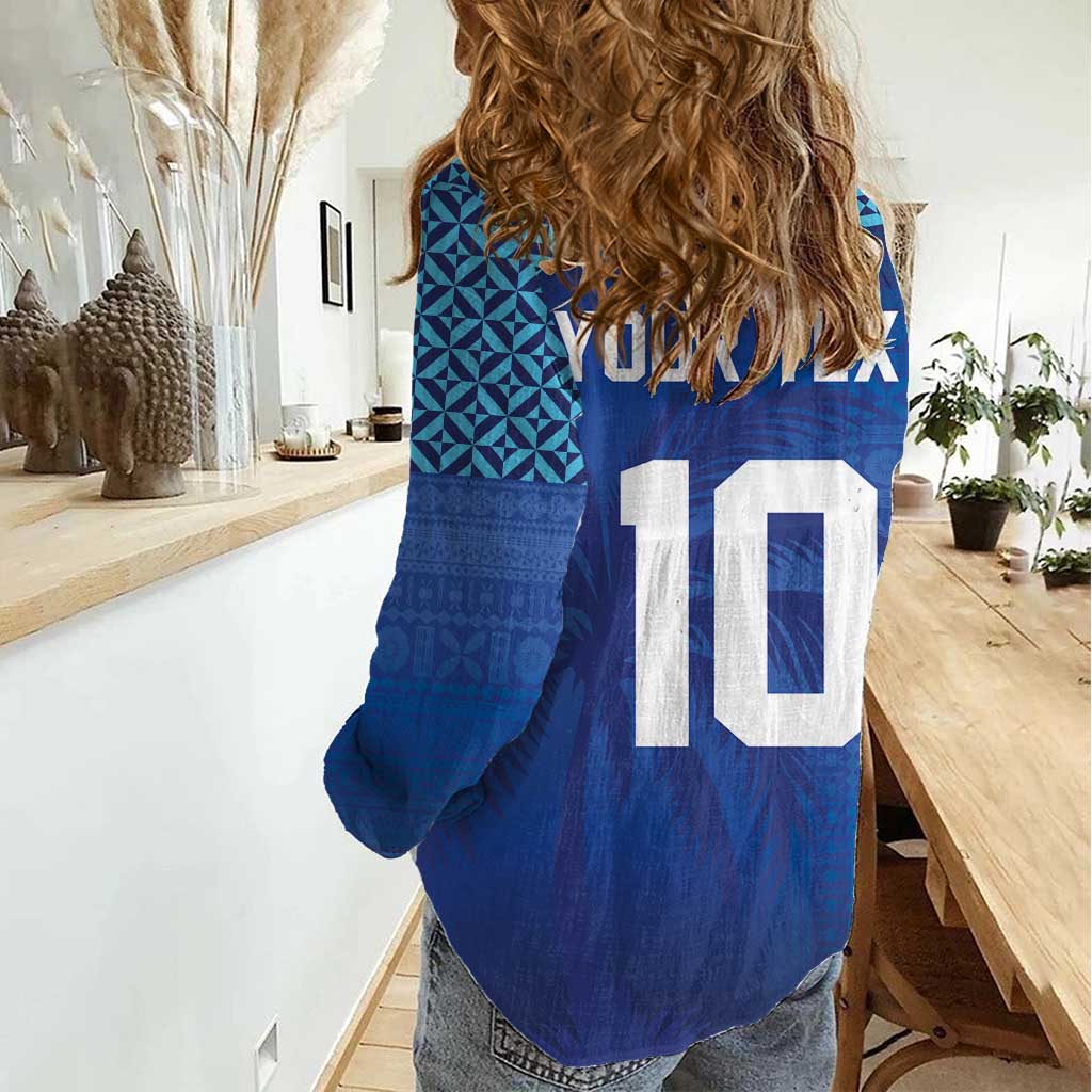 Custom Fiji Football-Towards World Cup 2026 Women Casual Shirt