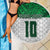 Custom Hawaii Volleyball-Kakau Motif Green Color Beach Blanket