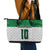 Custom Hawaii Volleyball-Kakau Motif Green Color Leather Tote Bag