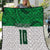 Custom Hawaii Volleyball-Kakau Motif Green Color Quilt