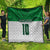 Custom Hawaii Volleyball-Kakau Motif Green Color Quilt