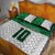 Custom Hawaii Volleyball-Kakau Motif Green Color Quilt Bed Set