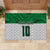 Custom Hawaii Volleyball-Kakau Motif Green Color Rubber Doormat