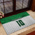 Custom Hawaii Volleyball-Kakau Motif Green Color Rubber Doormat