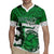 Custom Hawaii Volleyball-Kakau Motif Green Color Rugby Jersey