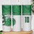 Custom Hawaii Volleyball-Kakau Motif Green Color Skinny Tumbler