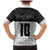 Custom Hawaii Volleyball-Kakau Motif Grayscale Color Family Matching Mermaid Dress and Hawaiian Shirt