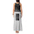 Custom Hawaii Volleyball-Kakau Motif Grayscale Color Tank Maxi Dress