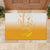 Philippines National Costume Style Rubber Doormat Barong Tagalog and Eagle Feather Yellow Color