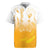 Philippines National Costume Style Rugby Jersey Barong Tagalog and Eagle Feather Yellow Color
