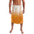 Philippines National Costume Style Lavalava Barong Tagalog and Eagle Feather Orange Color