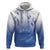 Philippines National Costume Style Hoodie Barong Tagalog and Eagle Feather Blue Color