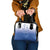 Philippines National Costume Style Shoulder Handbag Barong Tagalog and Eagle Feather Blue Color