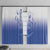 Philippines National Costume Style Window Curtain Barong Tagalog and Eagle Feather Blue Color