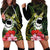 Kia Orana Cook Islands Hoodie Dress Turtle and Hibiscus Polynesian Pattern